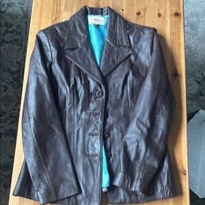Wilsons Leather Vibrage Brown Classic Leather Jacket